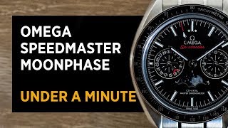 Omega Moonwatch Co-Axial Chronometer Moonphase | Under A Minute