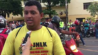 Motoboys protestam em João Pessoa