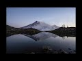 rainier sunrise mist timelapse video