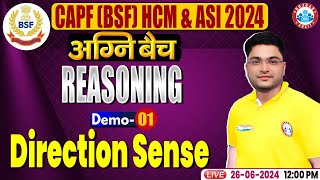 CAPF (BSF) HCM & ASI 2024, Reasoning Direction Sense | BSF ASI 2024 | BSF HCM 2024 GI By Shobhit Sir