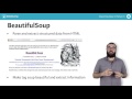 Scraping the web with Python