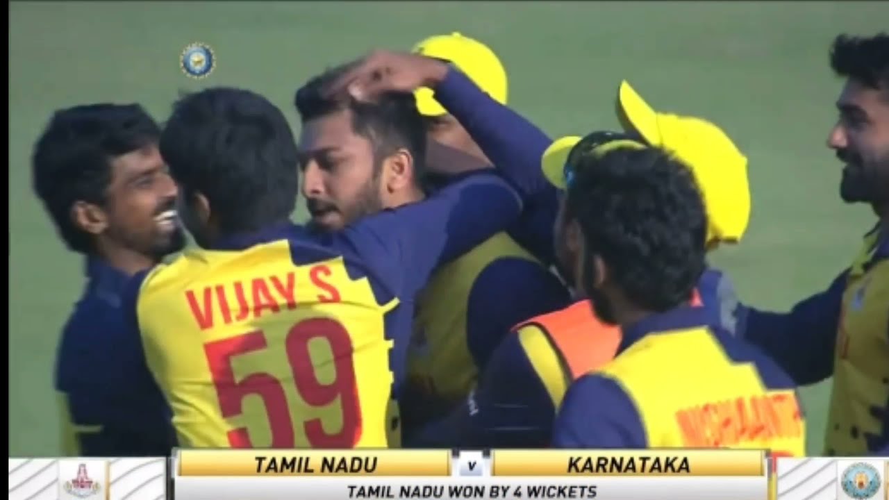 TamilNadu Winning Movement In Syed Mushtaq Ali Trophy | Tamil Nadu Vs ...