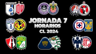 HORARIOS, CANALES Y FECHAS DONDE VER LA JORNADA 7 | LIGA MX CLAUSURA 2024