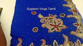 Buy 1 get 1 silk sarees collections/pothys swarnamahal.stone work sarees/please watch and subscribe