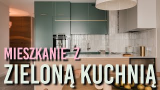 Piękne mieszkanie z zieloną kuchnią - Project Tour #25