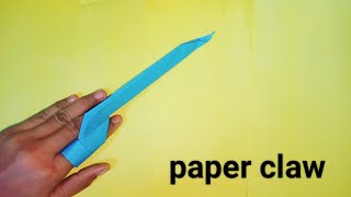 Easy #origami wolverine #claw - design by Eira