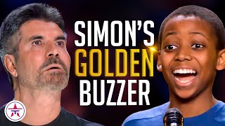 Simon Cowell Hits His GOLDEN BUZZER for 13-Year-Old Singer with Angelic Voice! |