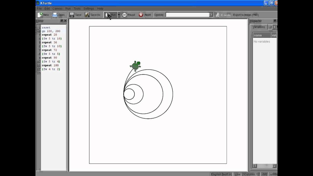 Circles With K Turtle Youtube