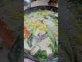 특이한 두부 버섯전골 정말맛있네요 #Shorts