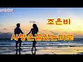 가수 조은비 사랑은 끝없는미로 가사 mr