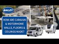 How Bailey caravans & motorhomes walls, floors & ceilings made?