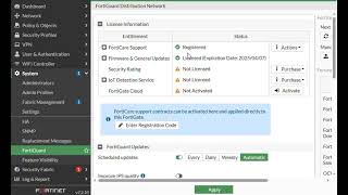 FortiGuard License Rubix Systems