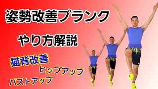 【姿勢改善プランク】のやり方をパーソナルトレーナーが解説