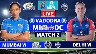 WPL 2025 Live: Mumbai Indians v Delhi Capitals Live | MI v DC Live Scores \u0026 Commentary | 2nd Innings