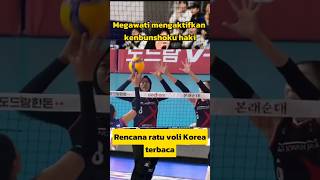 Ratu voli Korea dibuat stress oleh Megawati #megawatihangestri #kovo #ligakorea #redspark