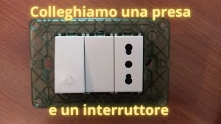 Come collegare una presa e un interruttore