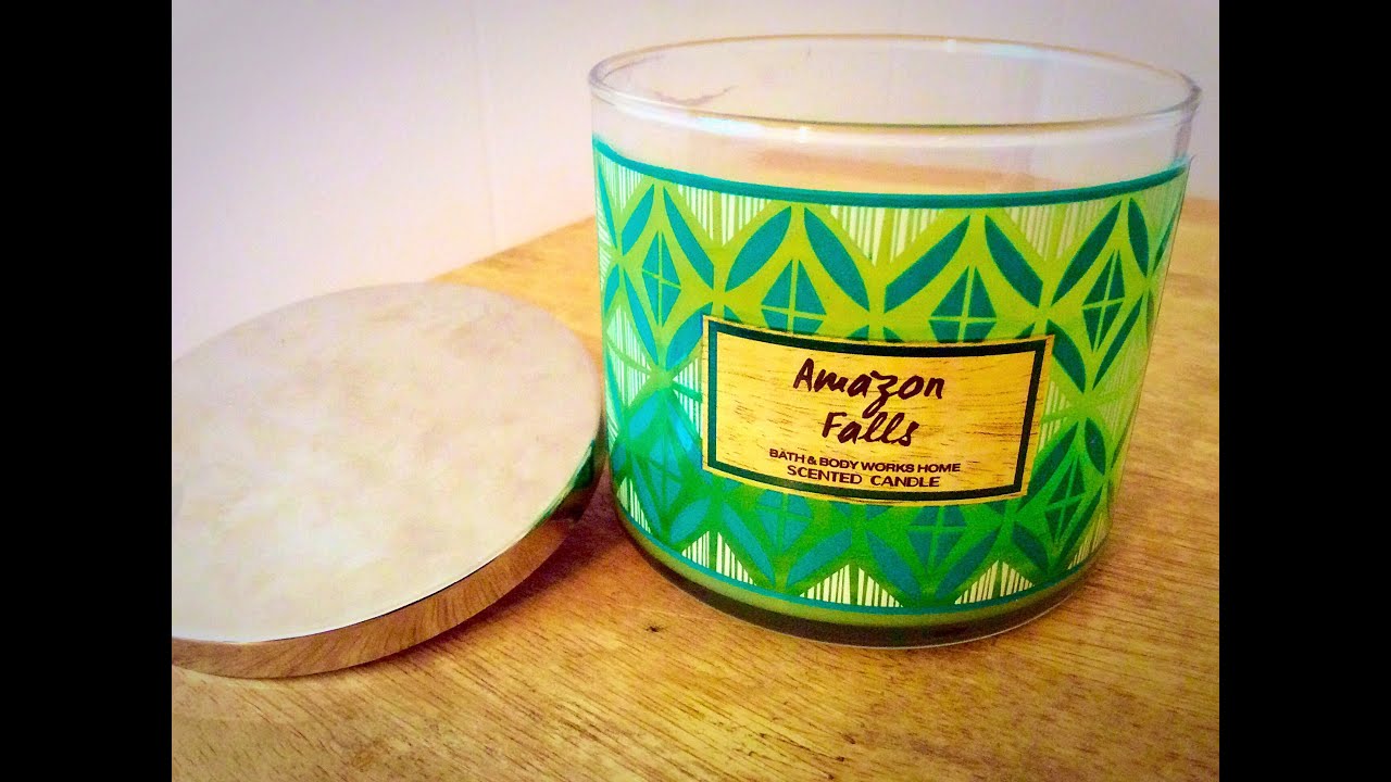 B&BW Candle Review: Amazon Falls.... - YouTube