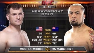 Mark Hant vs Stipe Miocic ( Марк Хант против Стипе Миочич ) Нереальный финиш.UFC2