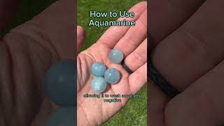 How to use aquamarine gemstones! #crystals #healingcrystals #howto #crystalshop #smallbusiness