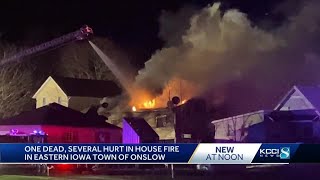 One dead, multiple injured in Iowa house fire