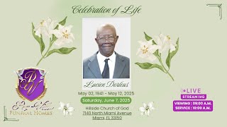 Celebrating The Life Of Lucien Dorleus Saturday June 07, 2025