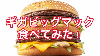 【ギガビッグマック】普通のビッグマックと食べ比べして食べてみた！