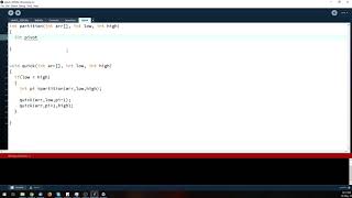 Sorting Methods Part 3 - Quick Sort