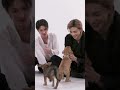 Felix's freestyle rap while playing with puppies🐶