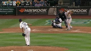 10/3/15: Semien's two-run jack lifts A's in extras