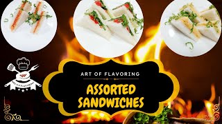 Assorted Sandwiches | How to make Sandwiches | Assorted Finger Sandwiches |