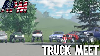 I went to a Truck Meet | Roblox American Plains Mudding