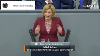 Bundestag: Rekord­haushalt für die Land­wirtschaft beraten