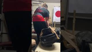 ワンハンドデッドリフトホールド(ファーマーハンドル) 240キロ　素手　握力ホールド力onearm deadlift hold 240kg farmers grip