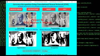 Canadian Currency Recognition Using CNN Convolutional Neural Network | Python Project Source Code