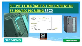 Set CPU Clock Using SFC0 STEP 7 || S7 300/400 || SIEMENS PLC || Easy || Tutorial