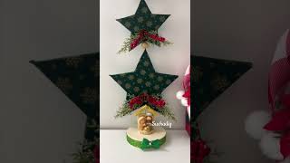 Miniarbolito de estrella ⭐️🎄 #artesanato #diy  #reciclaje #navidad #manualidadesdenavidad