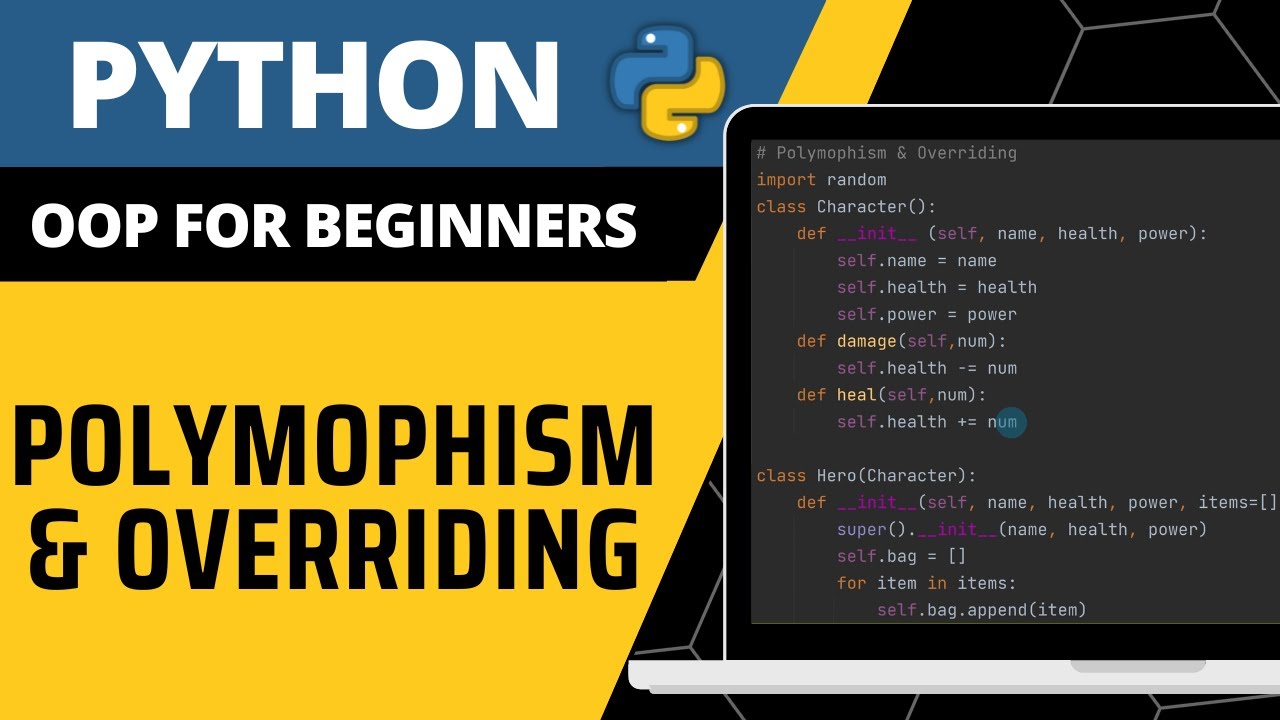 Python Oop For Beginners Polymorphism Overriding Explained Youtube