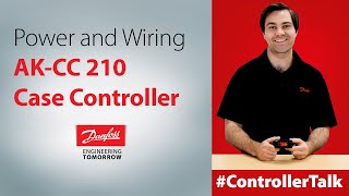 How to Power \u0026 Wire Danfoss AK-CC 210 Case Controller | Technical support for supermarket controls