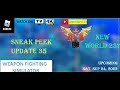 NEW WORLD 23 in SNEAK PEEK UPDATE 35? Weapon Fighting Simulator