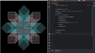 Creating a Hypnotic Spiral With Python Turtle Graphics! โจ