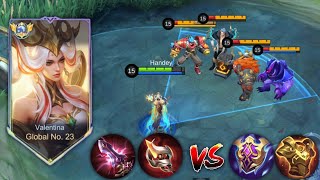 CARA LAWAN HERO KERAS PAKE VALENTINA!! GLOBAL VALENTINA GAMEPLAY!! - MOBILE LEGENDS