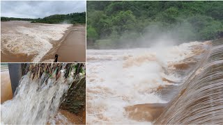 Bhatkal Kadvinkatta Dam witnesses increased flow of water due to torrential rain