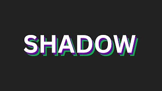 Create THIS SHADOW Text ANIMATION using JUST CSS