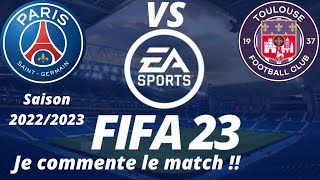 PSG VS Toulouse 22ème journée de ligue 1 2022/2023 /FIFA 23 PS5