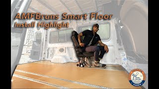 AMF Bruns Smart Floor Install - Modular Seating For Your Van