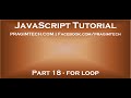 For loop in JavaScript