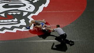 184lbs Dylan Fishback (NC State) vs Luke Chakonis (Duke)