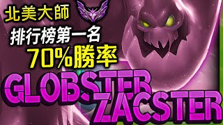 【英雄聯盟】 北美大師札克 ZacsterGlobster 70%勝率 排行榜第一名 -  ZacsterGlobster NA ZAC MAIN | ZAC INSAME COMBO MONTAGE