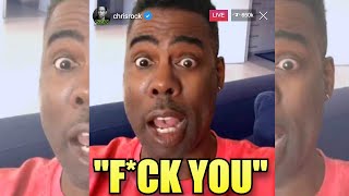 "Go To Hell!" Chris Rock REJECTS Will Smith's Apology! (IG LIVE)