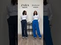 ZARA vs STRADIVARIUS Pants Edition Style Challenge! #shorts #fashion #zara #stradivarius #trending